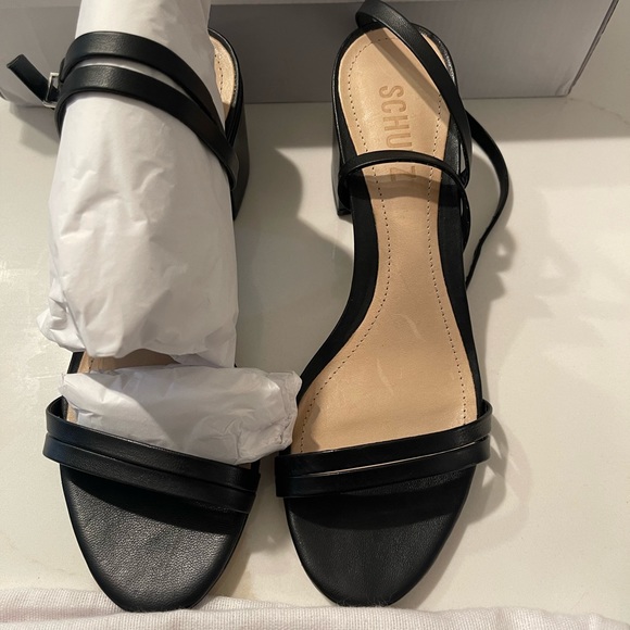 SCHUTZ | Altina Mid Black Block Heels | NWT - Picture 3 of 5